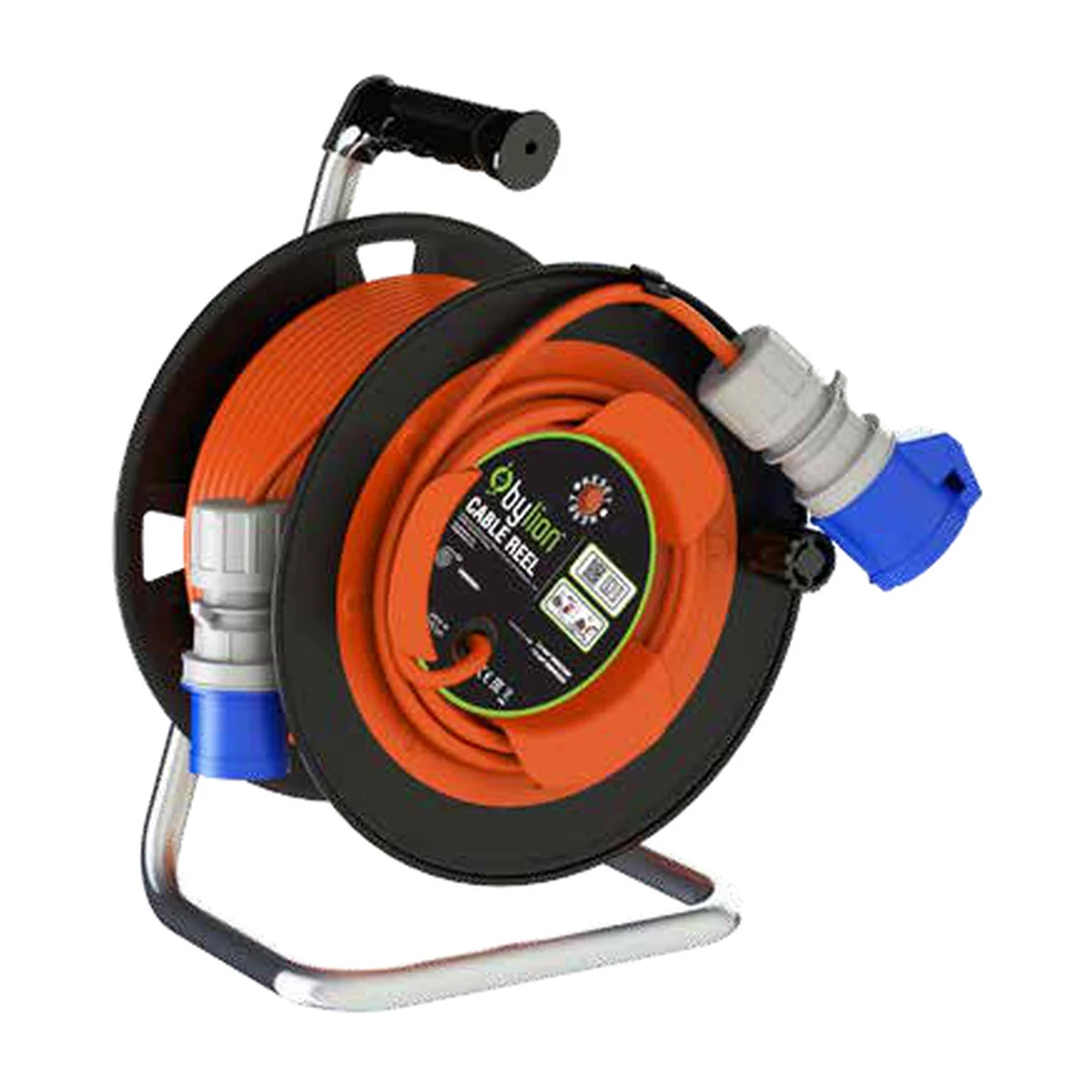 Bylion 106-303-1250 PMC-52315-F Cable Reel 50+2 m 3G1.5 Type F (Schuko) IP44 Orange