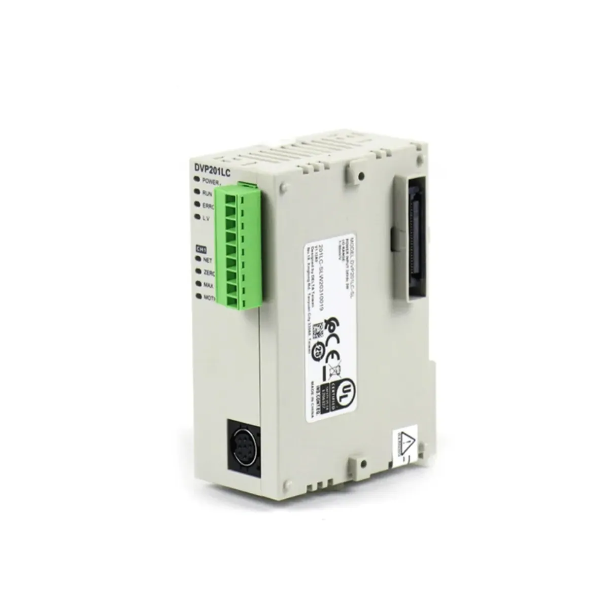 Delta DVP201LC-SL Left Expansion Load Cell Module 4 / 6 Wire Load Cell Input, 24 Bit Resolution