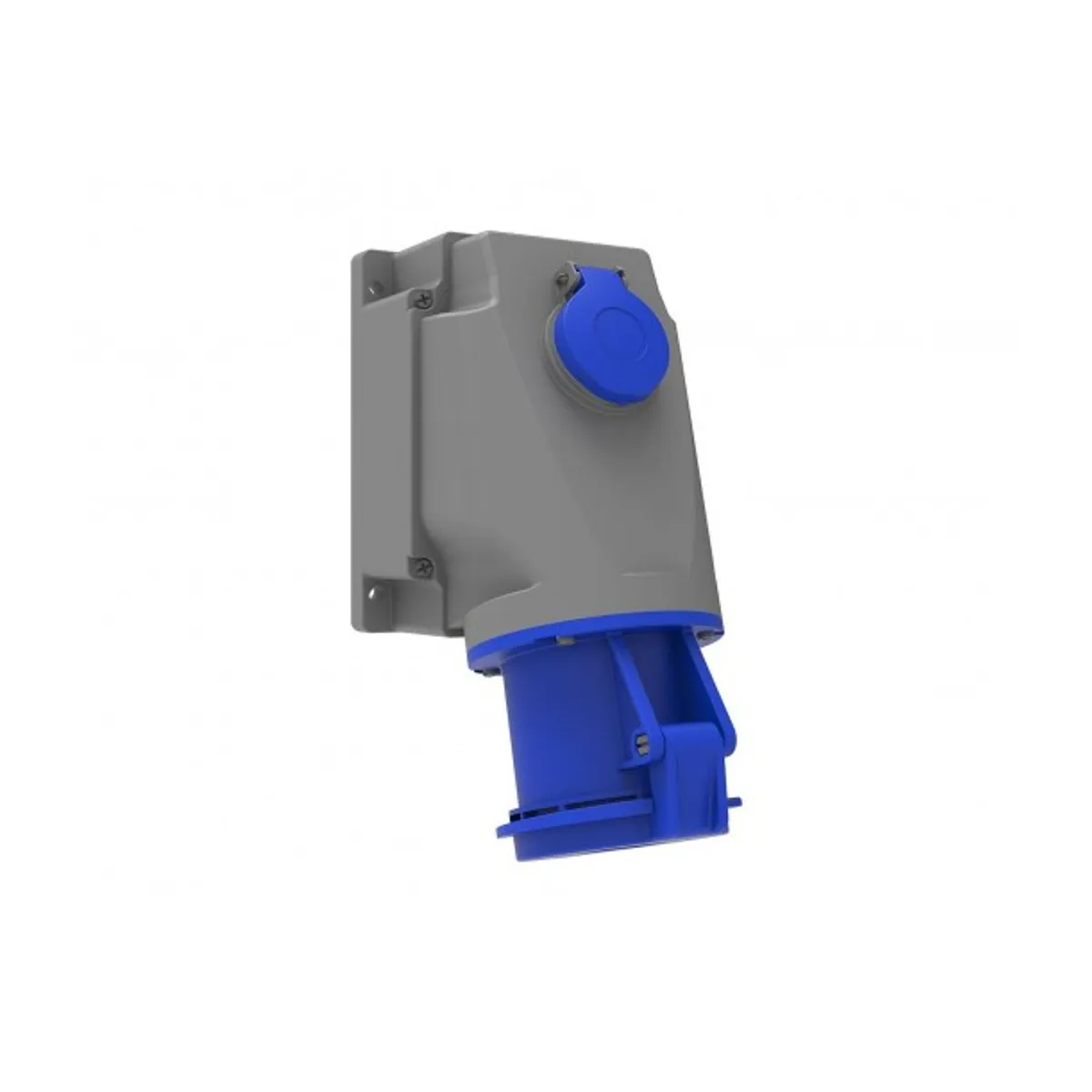 Bemis BC1-4403-2537 CEE 90° Eğik P. Prizli Duvar Prizi 63 A 2P+E IP44