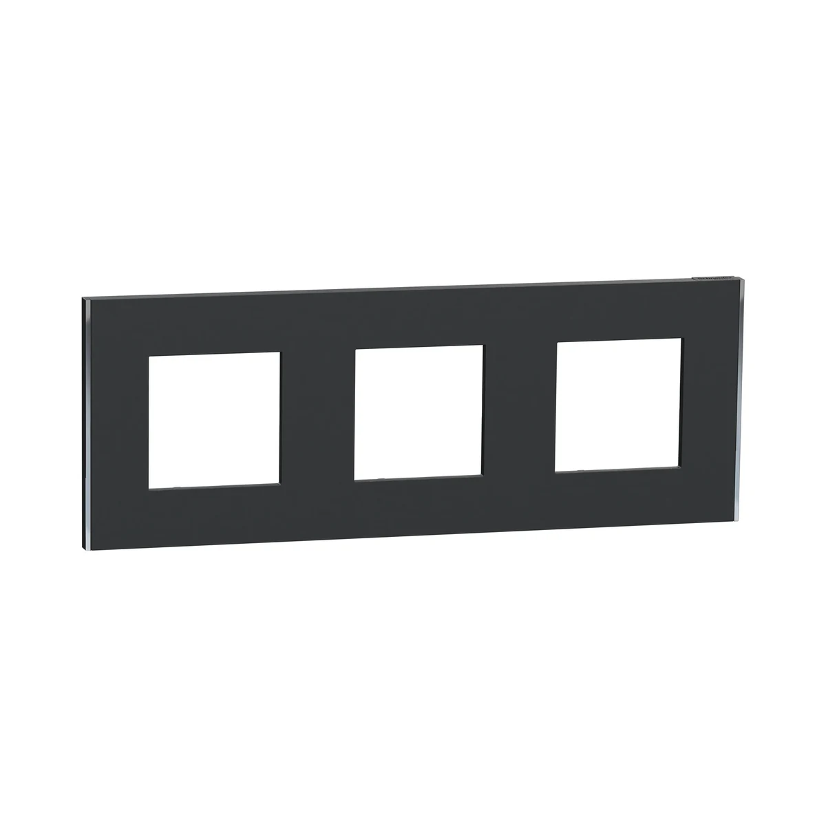 Schneider Electric NU600643 Unica Deco Subtle Triple Frame Anthracite/Silver