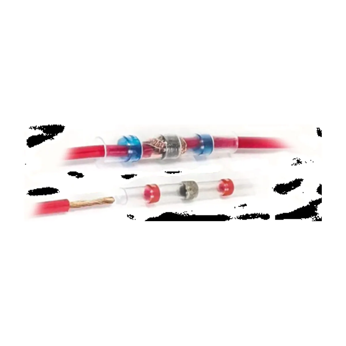 KSN BHTS-5 Solder Heat-Shrink Splice Sleeve 4-6 mm2 Yellow