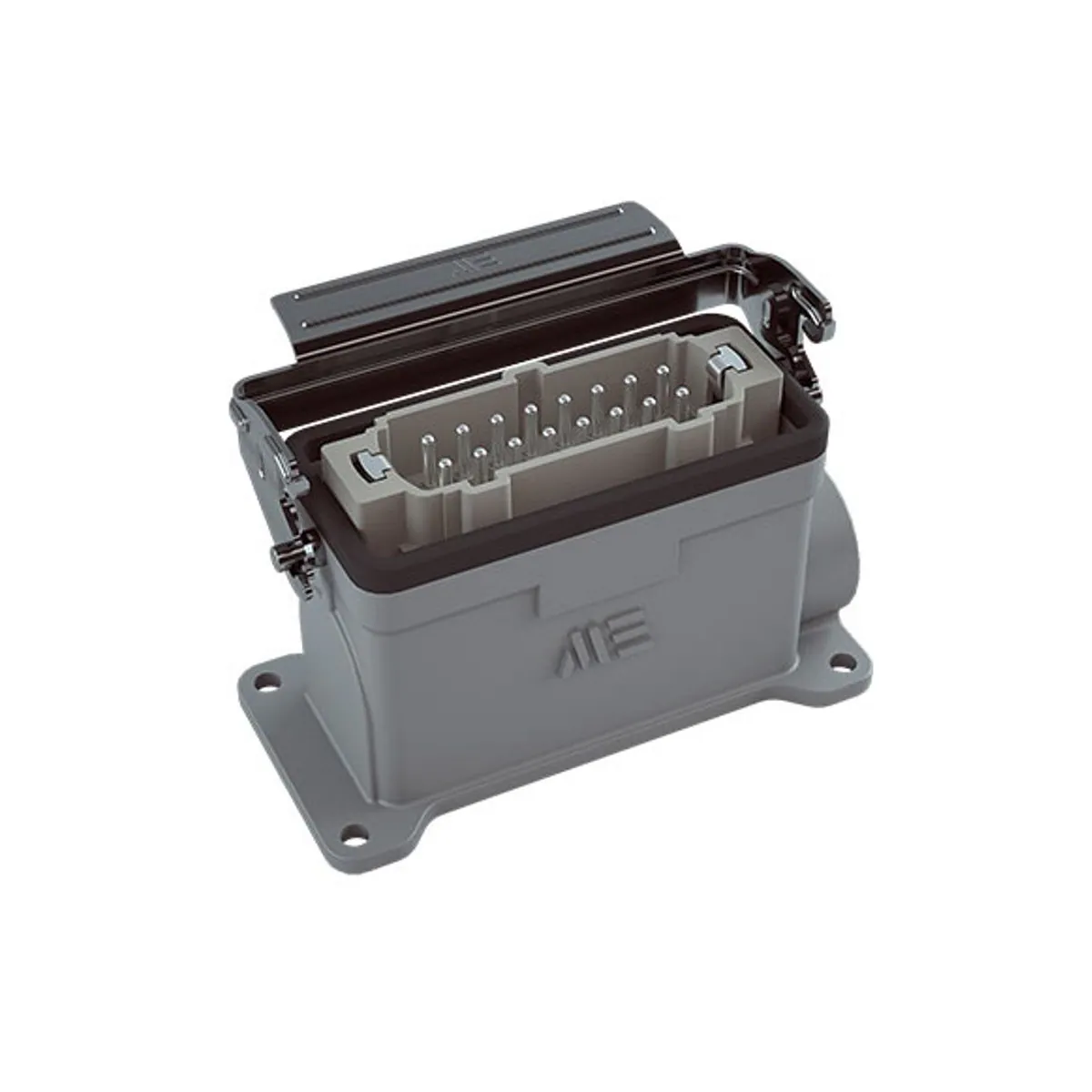 Mete Enerji 403529S 16x16A Multi-Pole Wall Plug with Single Metal Latch