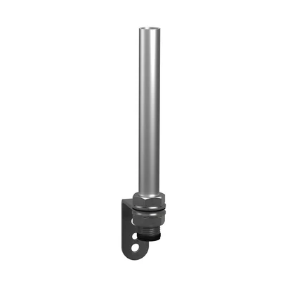 Schneider Electric XVZ250T L bracket with 250mm Alu Ø25mm pole — üretici katalog görseli