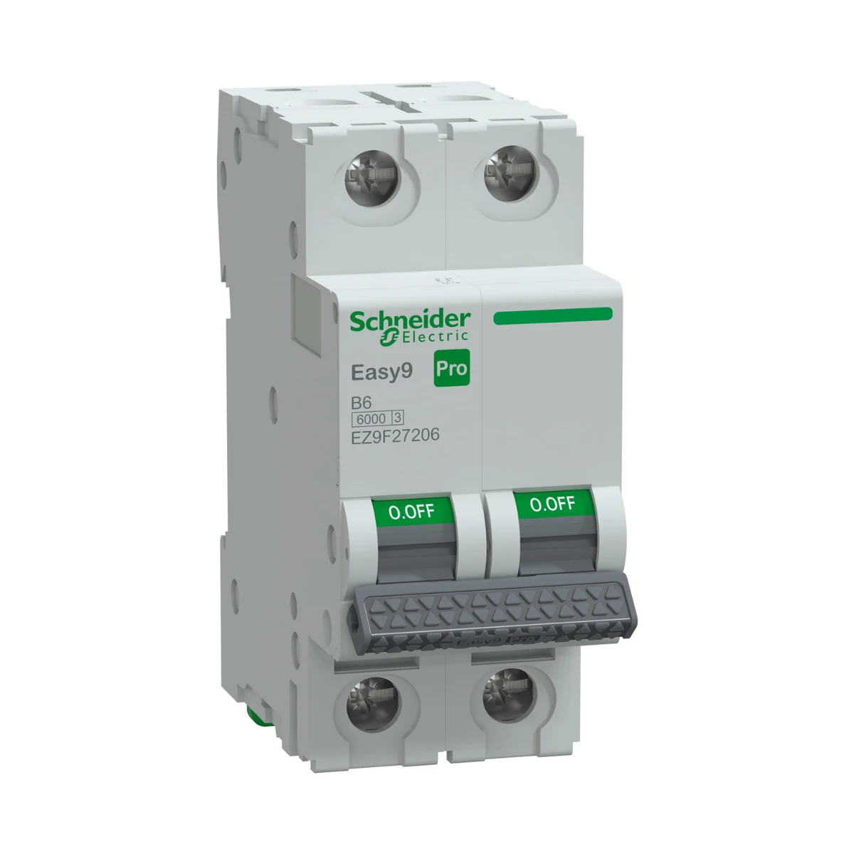 Schneider Electric EZ9F27206 Pro Sigorta 2P B Eğrisi 6A 6 kA — üretici ürün görseli