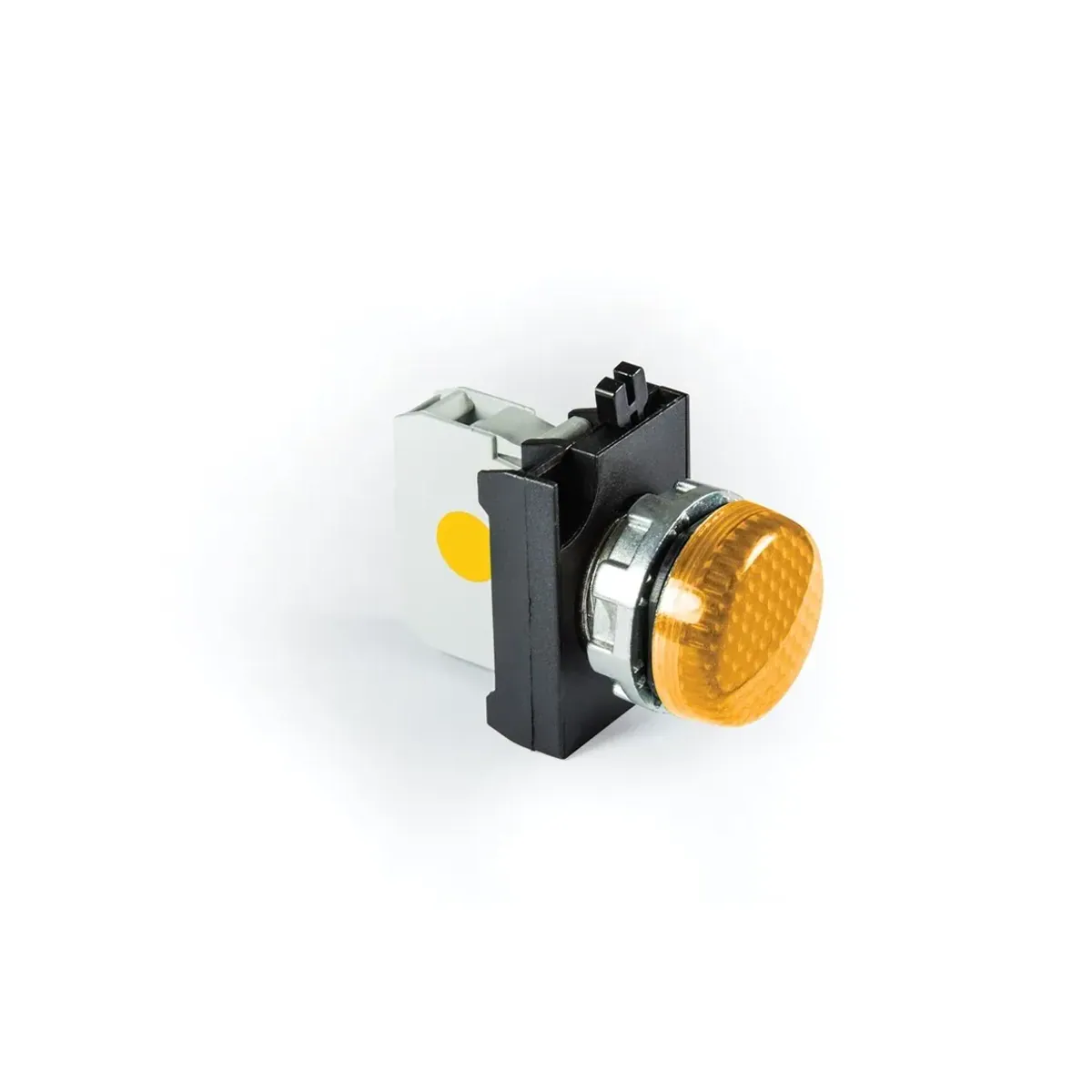 Emas CM Serisi Metal Kontak Bloklu LED Sarı 12-30V AC/DC 22mm Sinyal Lambası IP65