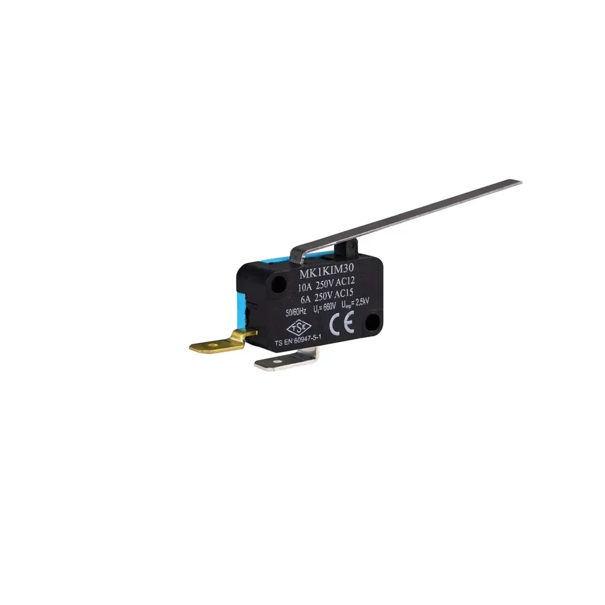 Emas Metal Uzun Kollu 1NC MK1 Serisi Mikro Switch MK1KIM30