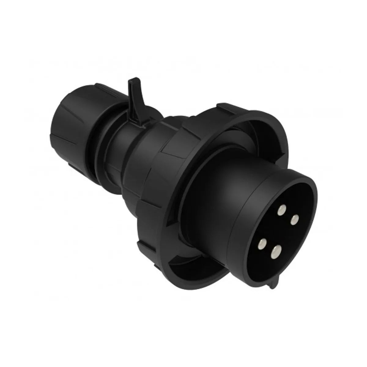 Bemis BCS-3504-7011 CEE Straight Plug 32 A 3P+E IP67 Black