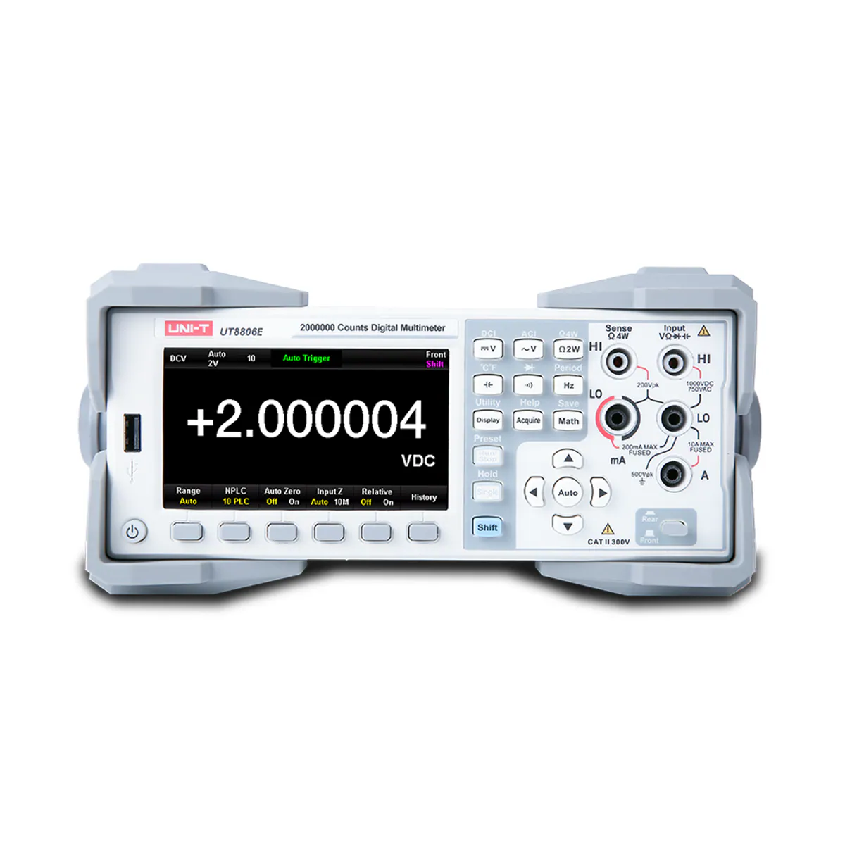 Unit UT8806E 61⁄2-Digit 1999999-Count 10k rdgs/s Bench Digital Multimeter