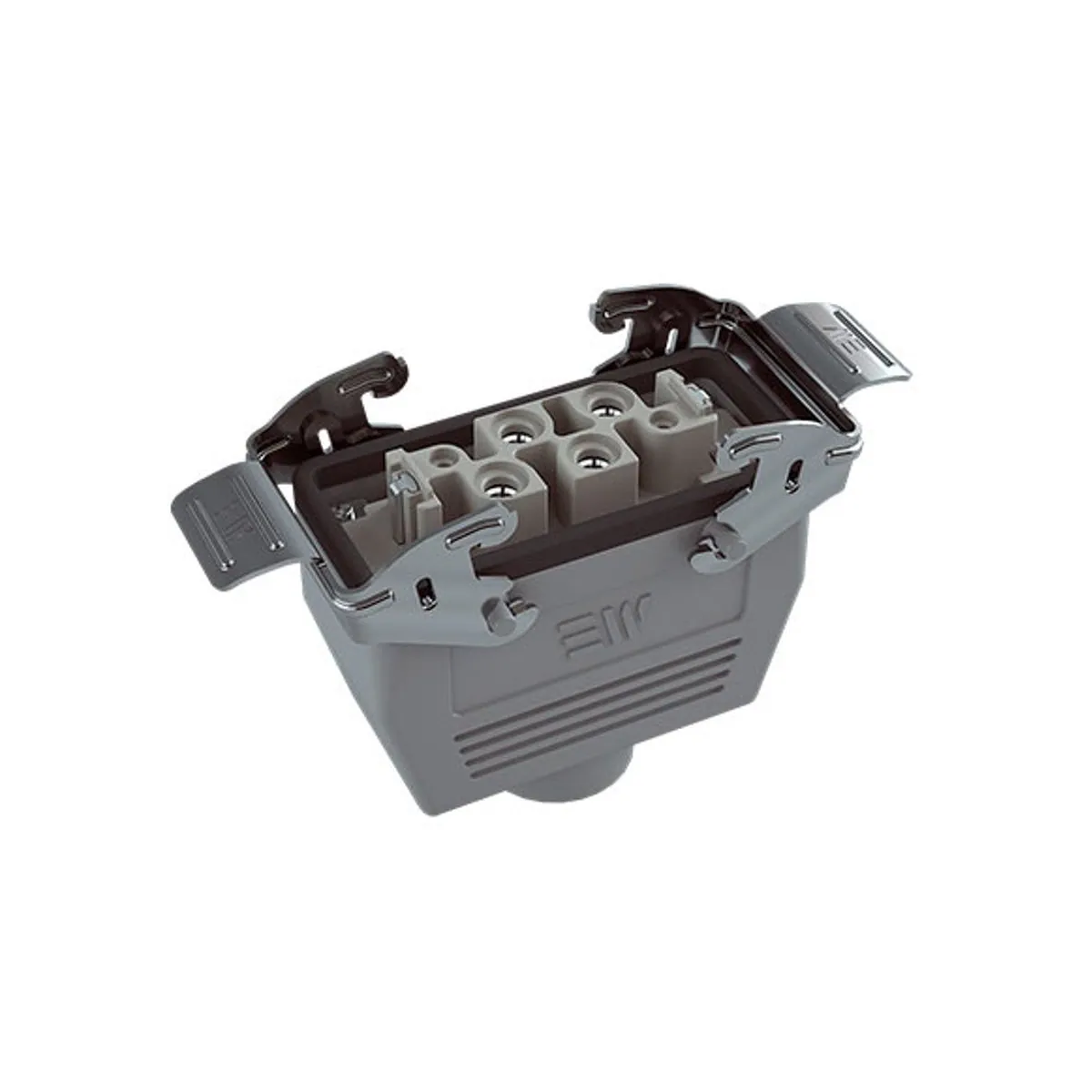 Mete Enerji 403411 4/0x80A Multi-Pole Extension Socket with Top Entry, Gasket and Latch