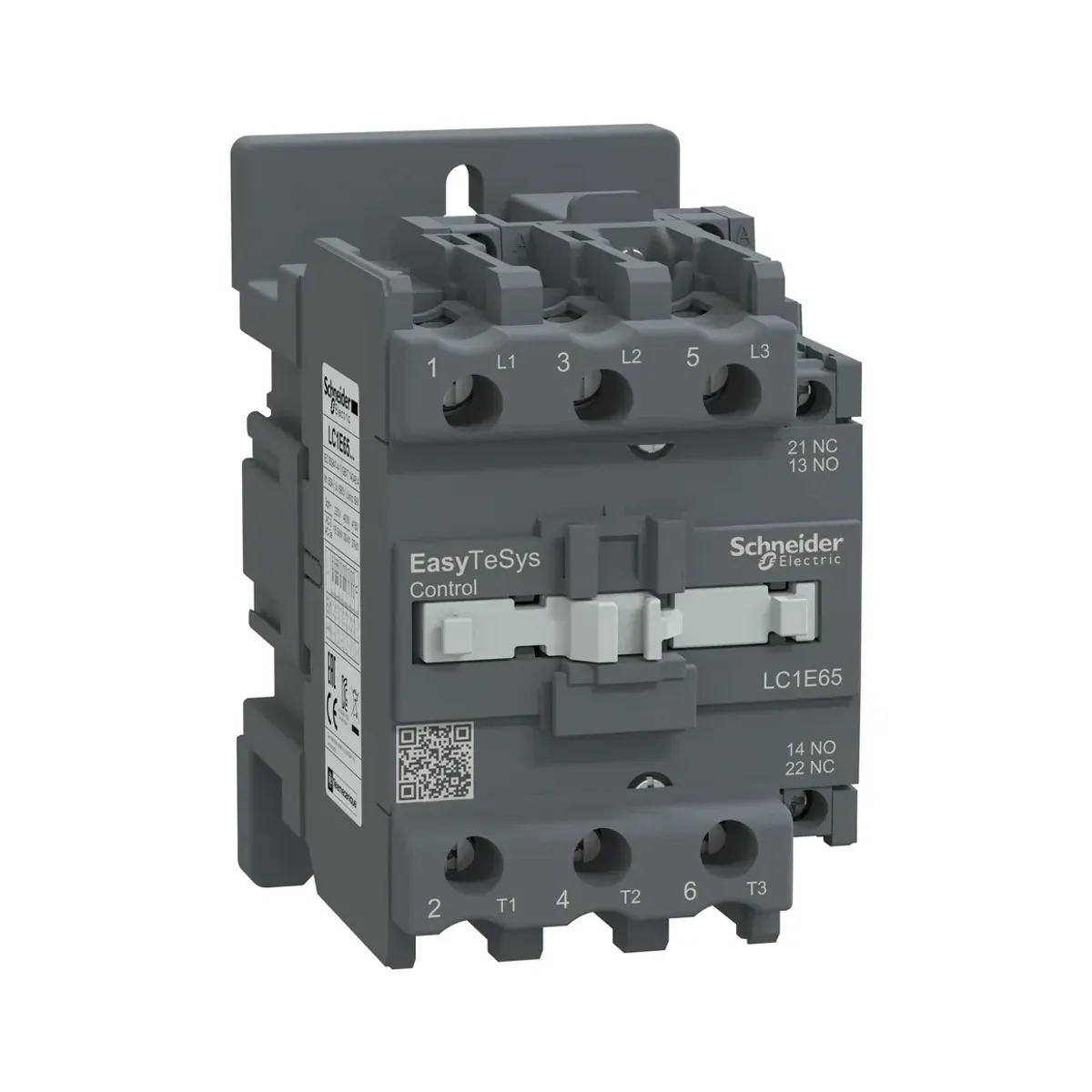 Schneider LC1E65M5 Easy TeSys Kontaktör 3P(3 NA) AC-3 = 440V 65A 220V AC bobin