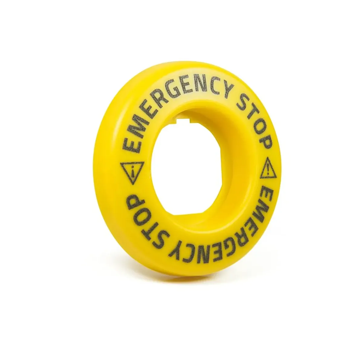 Emas B and C Series EMERGENCY STOP - EMERGENCY Printed Plastic Steady-On LED Label 60mm 24V AC/DC Push Button Accessory BET60LED2