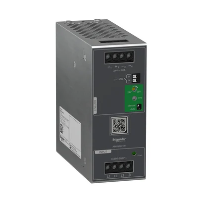 Schneider Electric ABLU3A24100 Power Supply, 380...500 V AC, 3 Phase, 24 V, 10 A