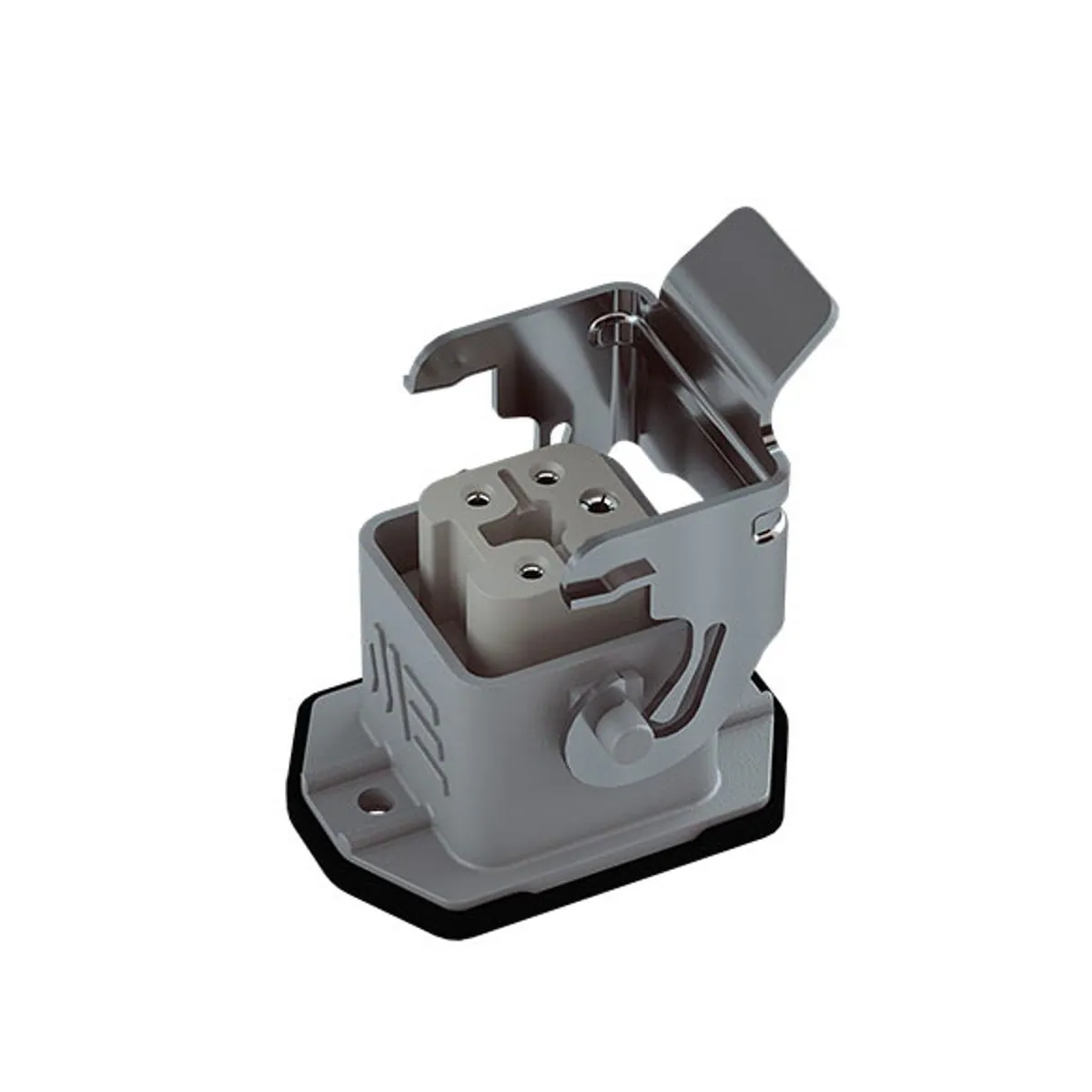 Mete Enerji 403010S 5x10A Çoklu Makine Prizi Metal Mandallı