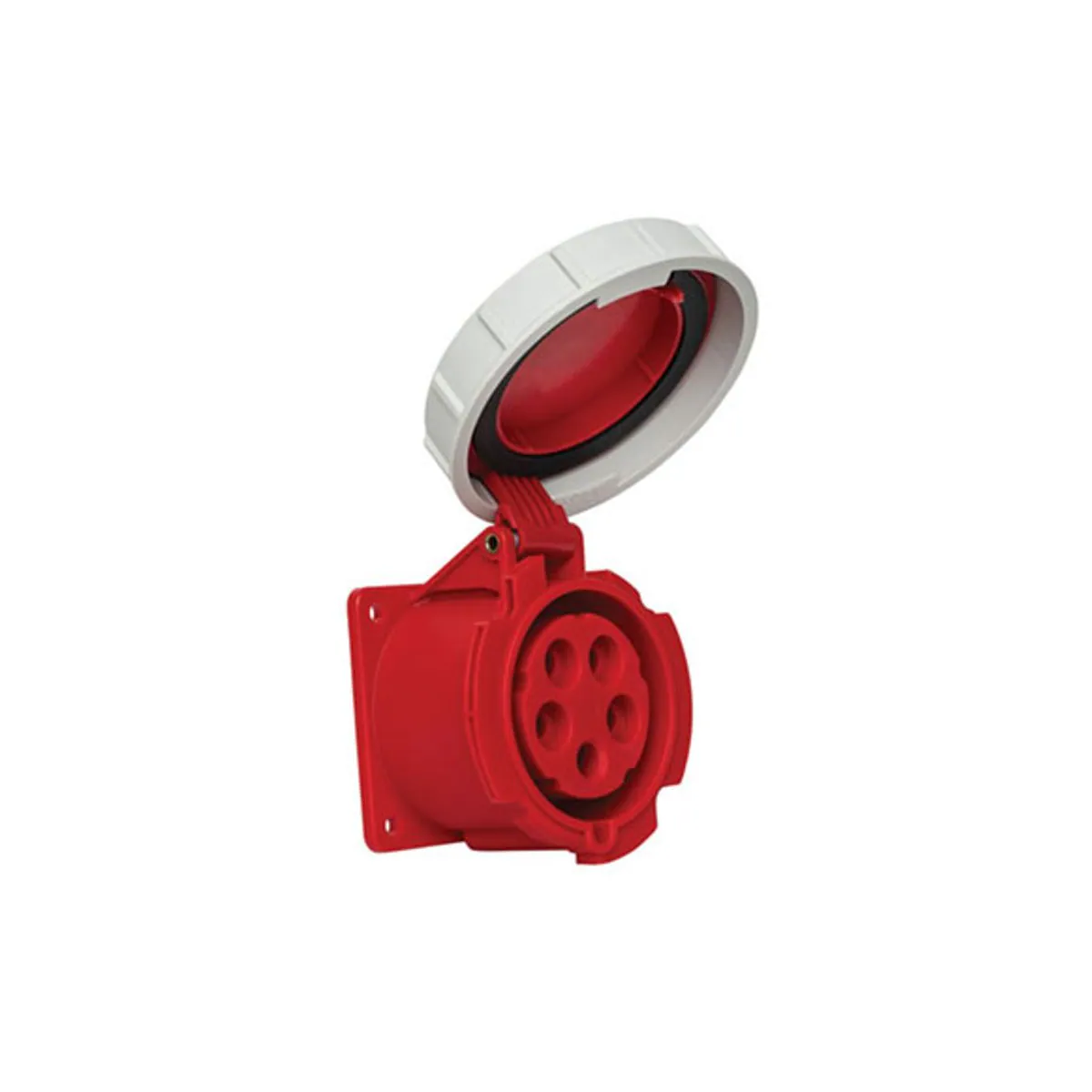 PCE 406524V 5x32A Machine Socket Straight IP67 Screw Type