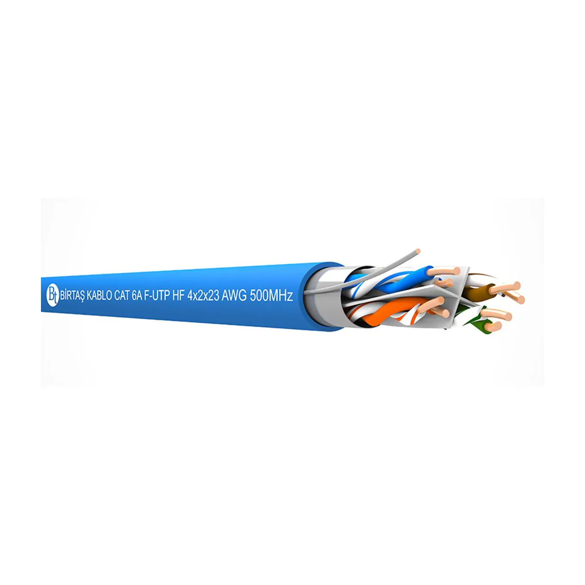 Birtaş CAT6A F/UTP ( S-UTP ) HF 4x2x23 AWG gray