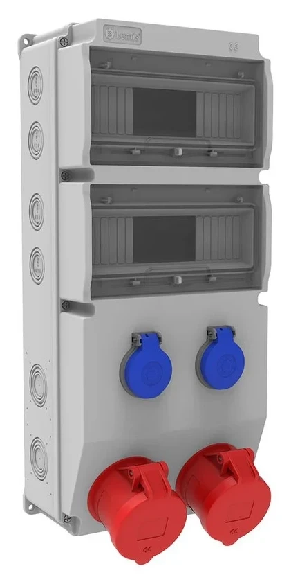 Bemis BH10-2228-2020 V20 Socket Box Halogen-Free IP44 220x500x140