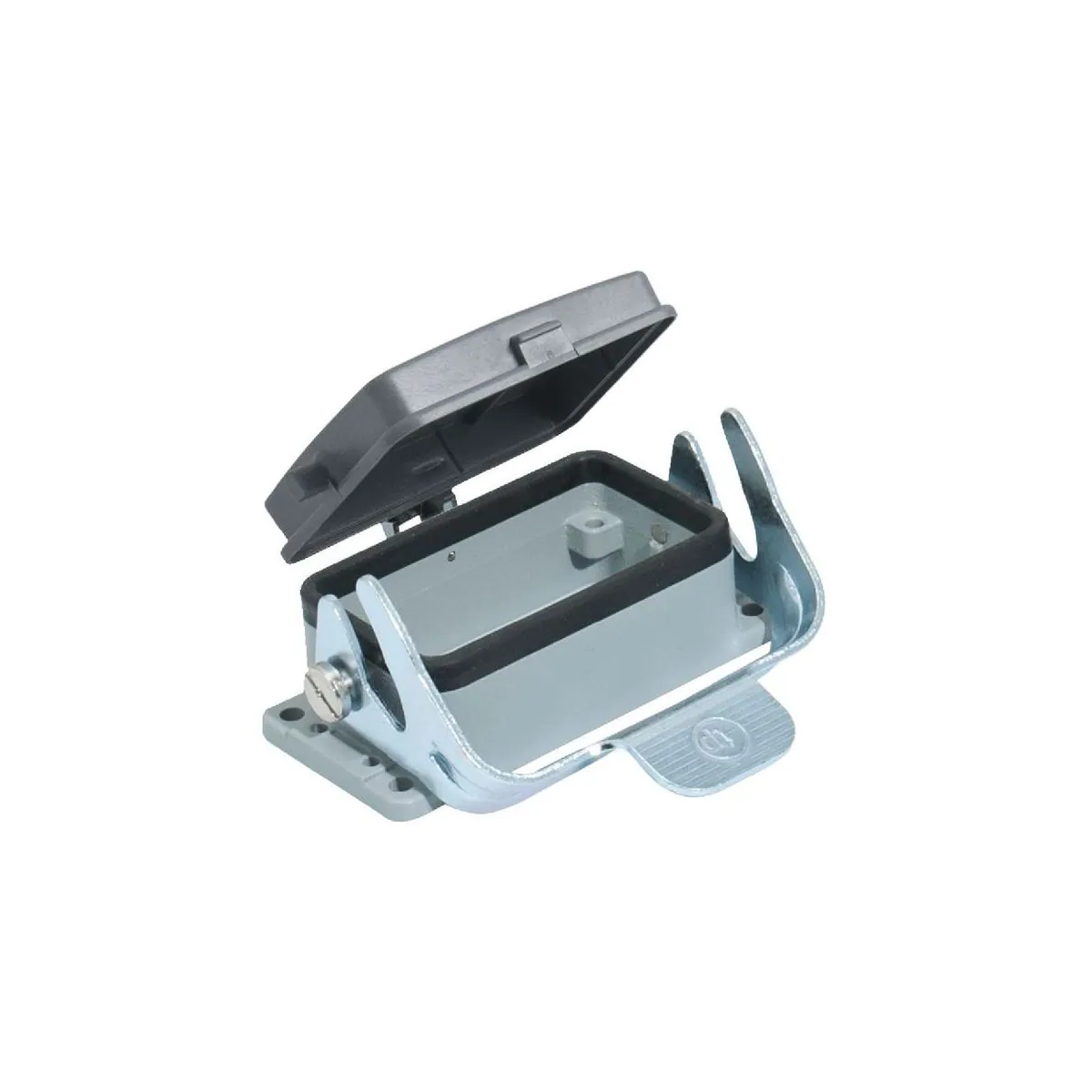 TP Elektrik 24-1016-47-06000 10x16A Multi-Contact Machine Housing - Single Latch (Plug Release Mechanism) (with Cover), IP 65