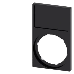 Siemens 3SU1900-0AP10-0AA0 Buton ve Sinyal Aksesuarı Etiket tutucu 17.5-27 mm tek tarafı yuvarlak