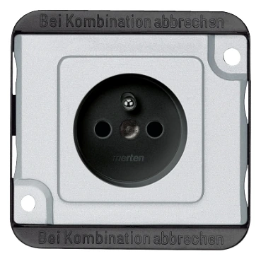 Schneider Electric MEG2500-7060 UPS Socket, Child-Protected, Aluminum