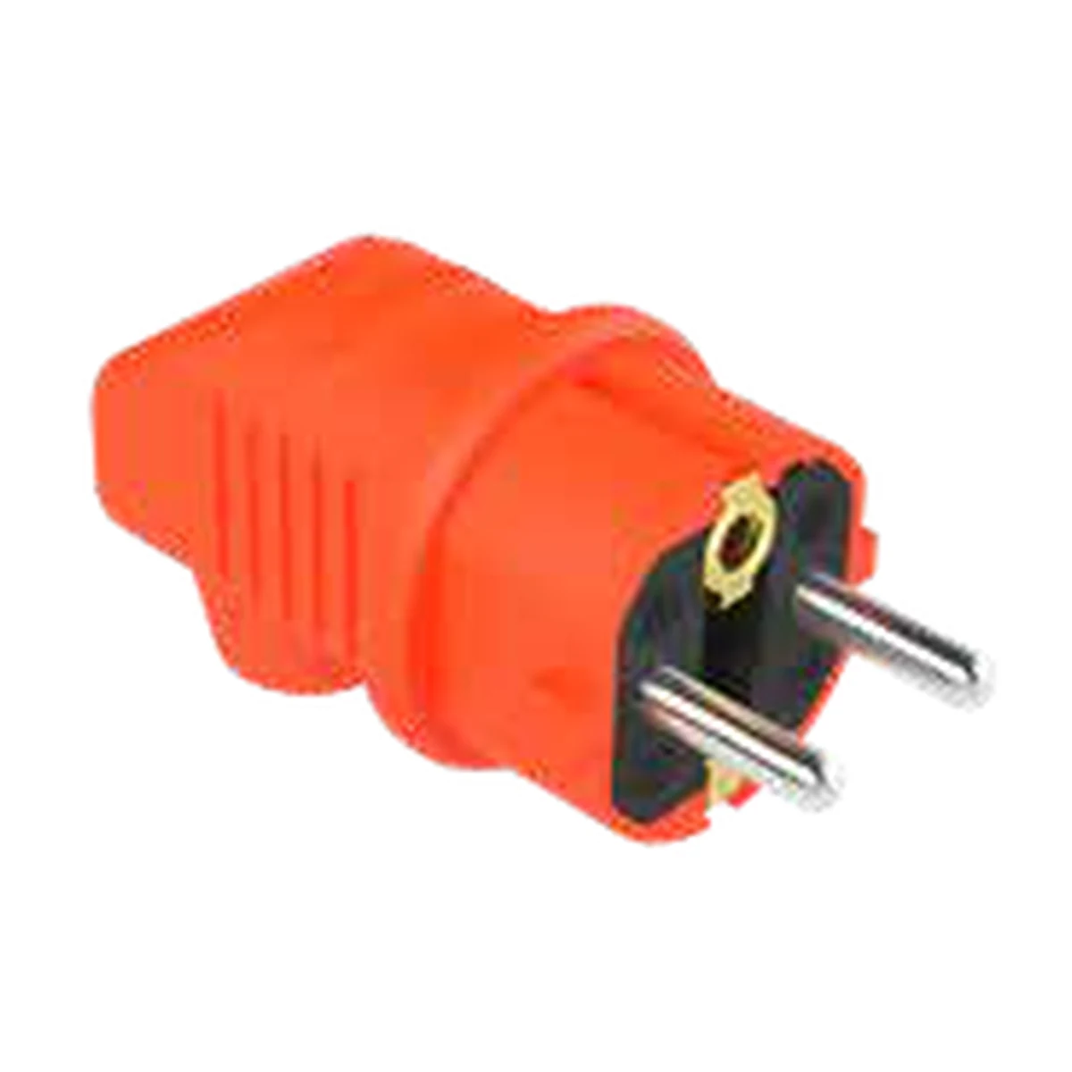Bylion 950-302-0004 KEFL-EF/O Single-Phase Angled Plug 16 A E/F Type (UNI-Schuko) IP44 Orange