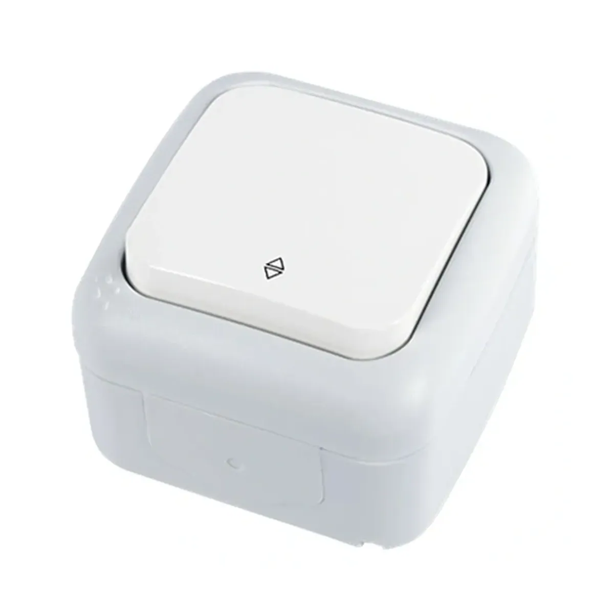 Viko Palmiye Surface-Mounted White Two-Way Switch IP54