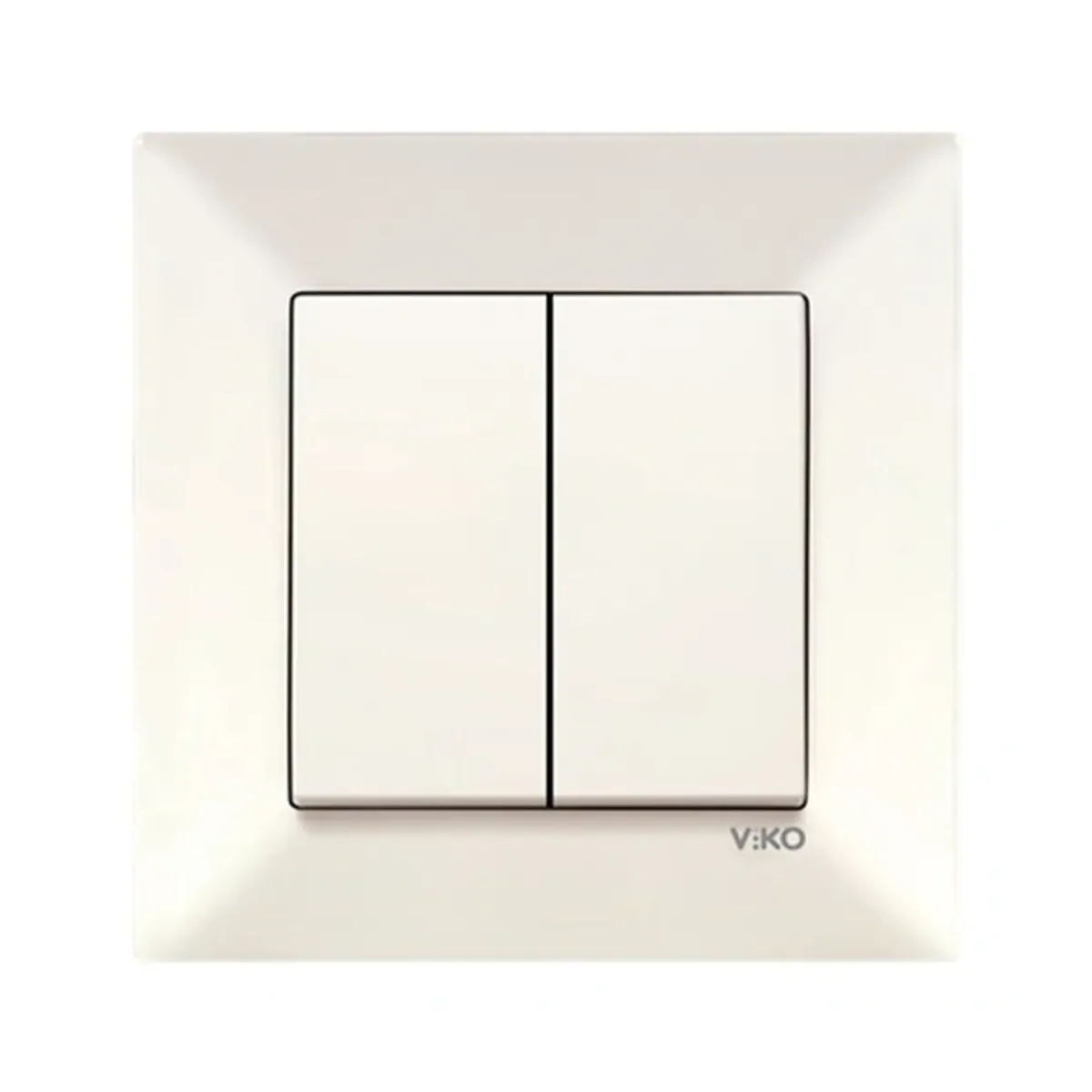 Viko Karre Meridian Krem Dual Anahtar