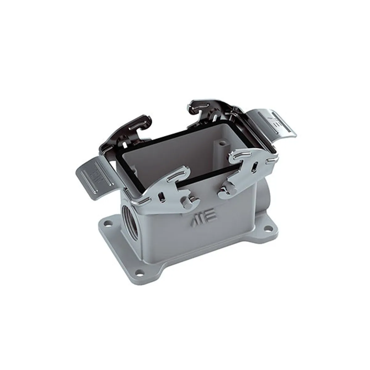 Mete Enerji 29055S 10x16A Multi-Pole Wall Housing Dual Entry Metal Latch Mounting