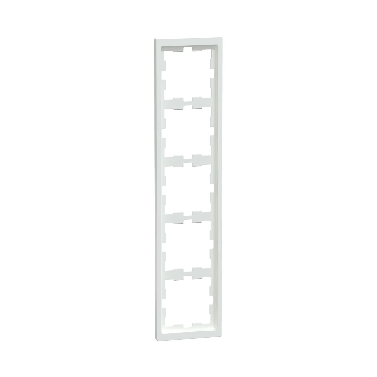Schneider Electric MEG4050-6535 Merten System-D, 5-Gang Frame, Lotus White, D-Life