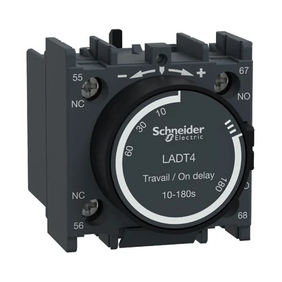 Schneider Electric LADT4 TeSys Deca Off-Delay Pneumatic Timer Relay 10-180 s 1NA1NK