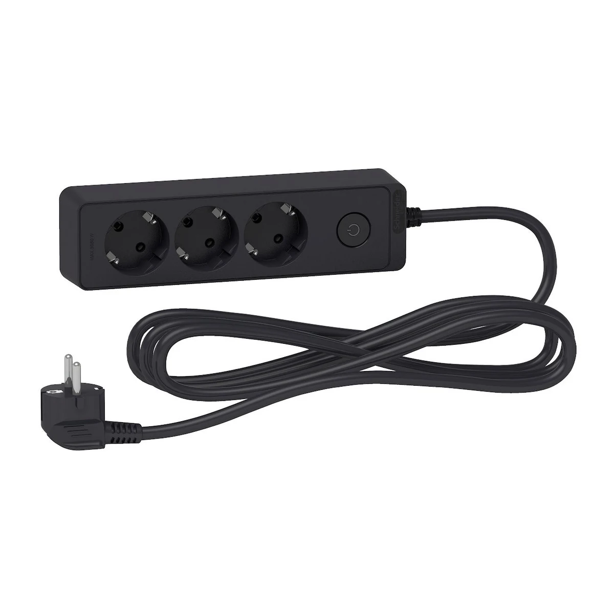 Schneider Electric ST9433B 3 With Grounded Socket, 3mt, anthracite