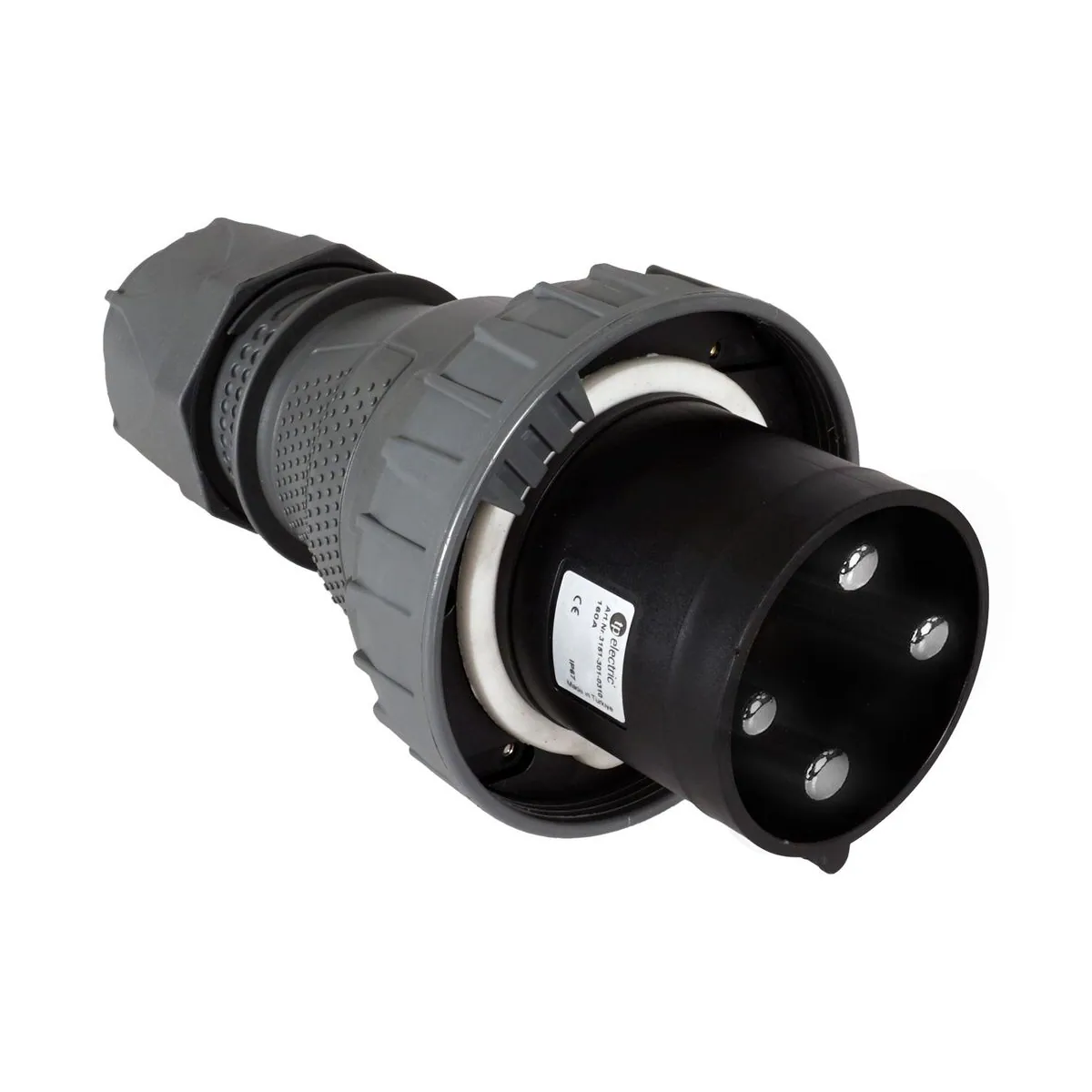 TP Elektrik 3151-301-0310 4x160A Alpha Düz Fiş, IP 67