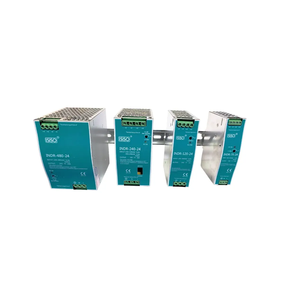 Isıso INDR-75-24 Güç Kaynağı, 75 W, 24 V DC, 3,2 A (temsili görsel)
