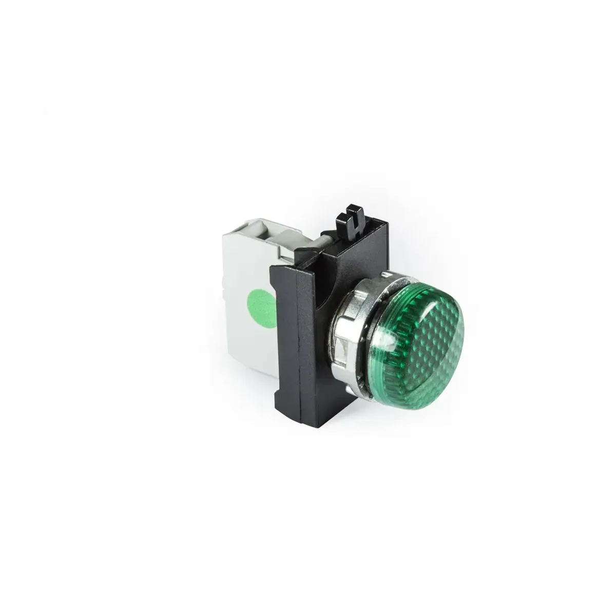 Emas CM Serisi Metal Kontak Bloklu LED Yeşil 12-30V AC/DC 22mm Sinyal Lambası IP65