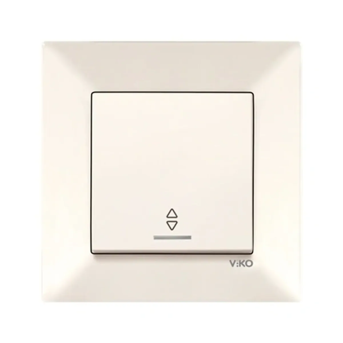 Viko Karre Meridian Illuminated Cream Two-Way Switch
