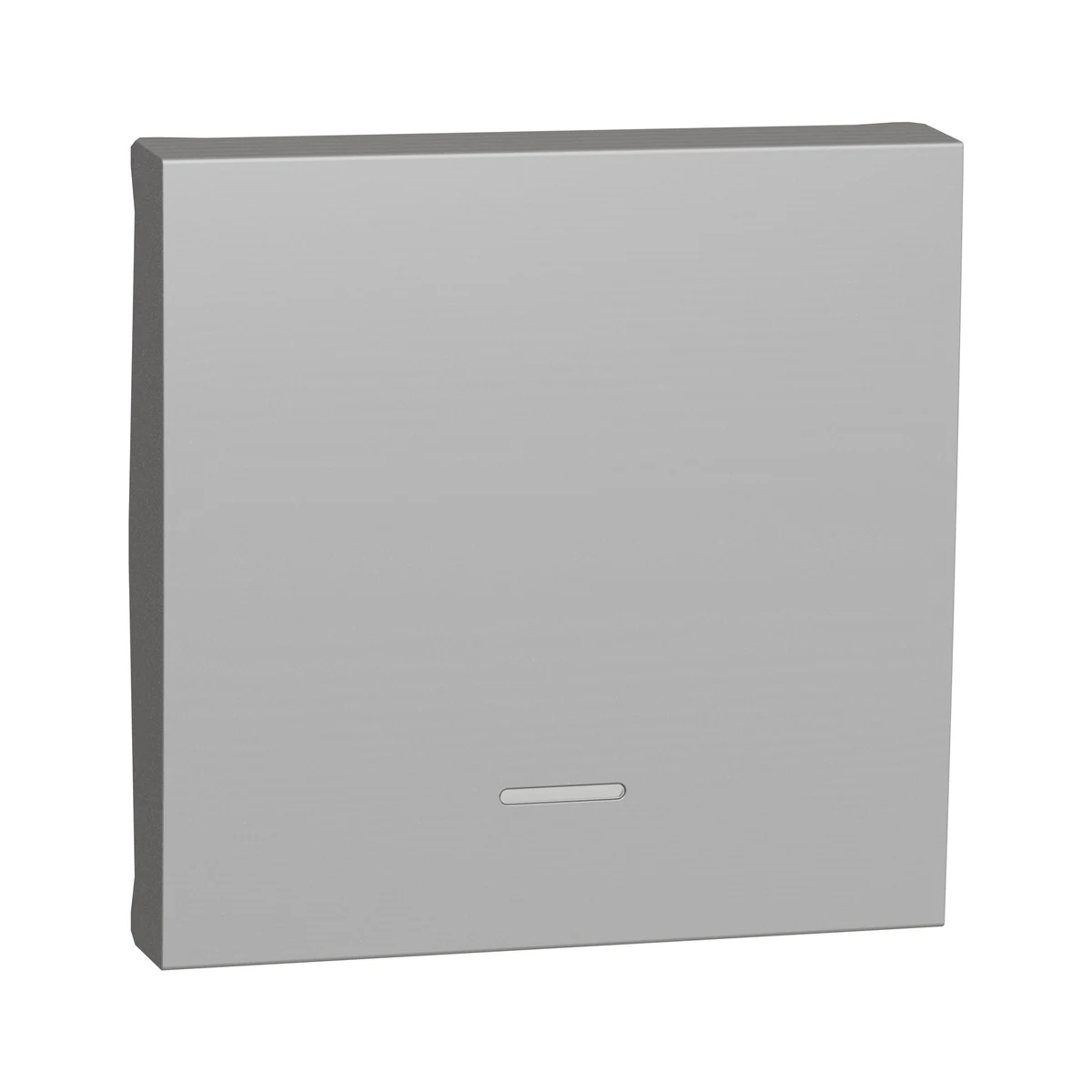 Schneider Electric NU920030N Yeni Unica, Illuminated Switch Rocker Cap 2 module, Aluminum