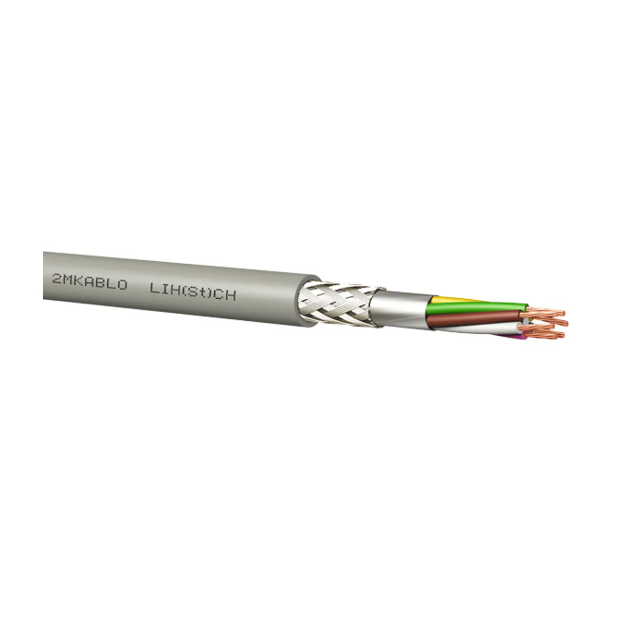 2M Kablo LIH(St)CH Halogen Free HFFR 4x1 mm2 Gray