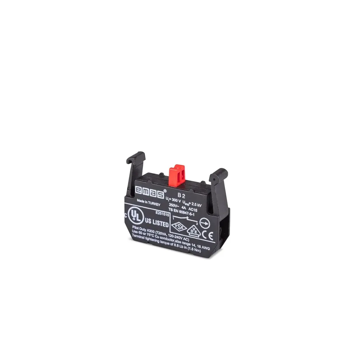 Emas B Series Spare 1NC Contact Block B2