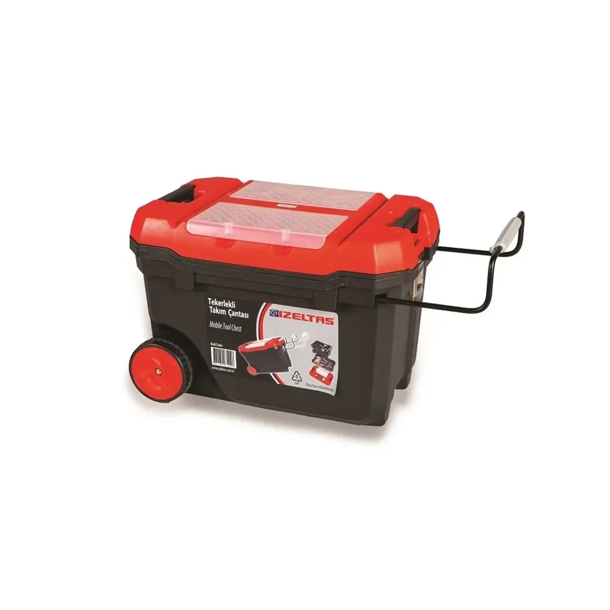 İzeltaş Wheeled Plastic Tool Bag 28''