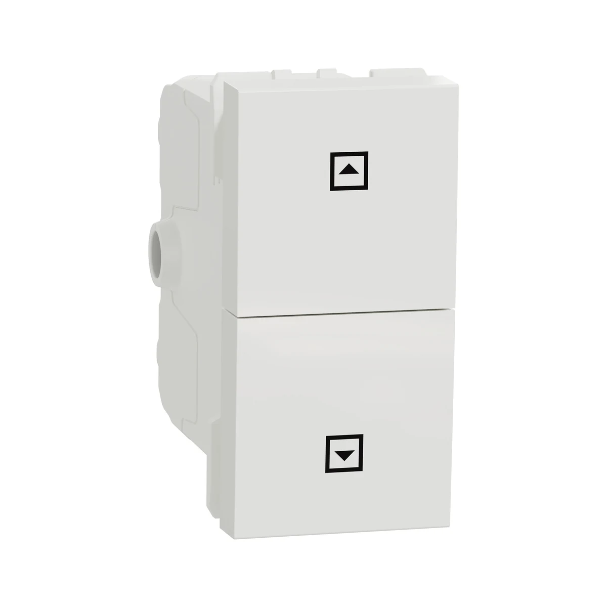 Schneider Electric NU312718SC Yeni Unica, Jaluzi Kumanda 2-Kutup Liht 1 modül, Beyaz — üretici ürün görseli