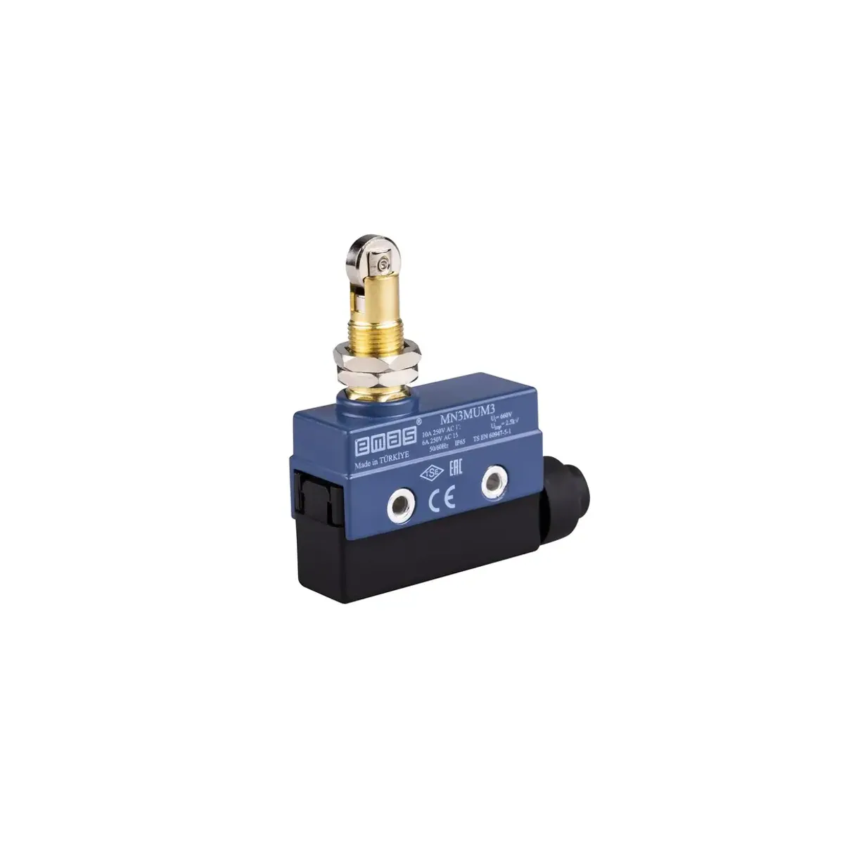 Emas Metal Makaralı Pimli 1CO MN3 Serisi Metal Mini Switch MN3MUM3