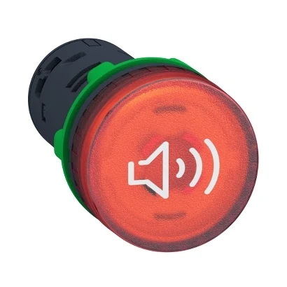 Schneider Electric XB5KS2B4 90 db ışıklı buzzer 24V AC/DC Kırmızı — temsili üretici aile görseli