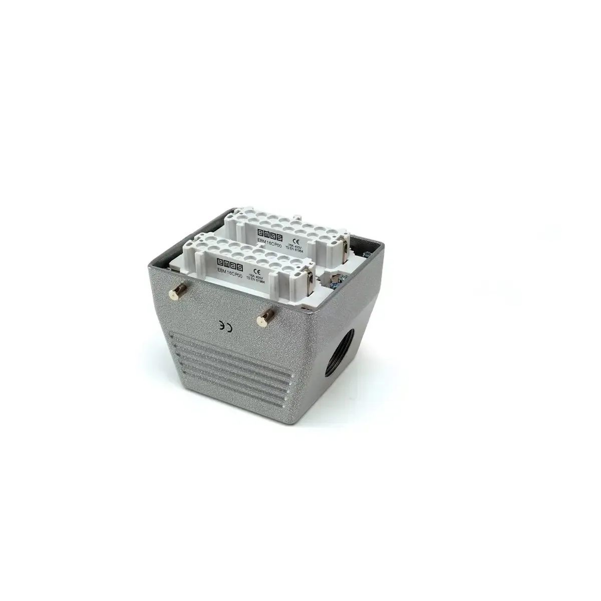 Emas Metal 32 Contact Extension Type Socket 16A Side Entry Multi-Contact EBM32PU10
