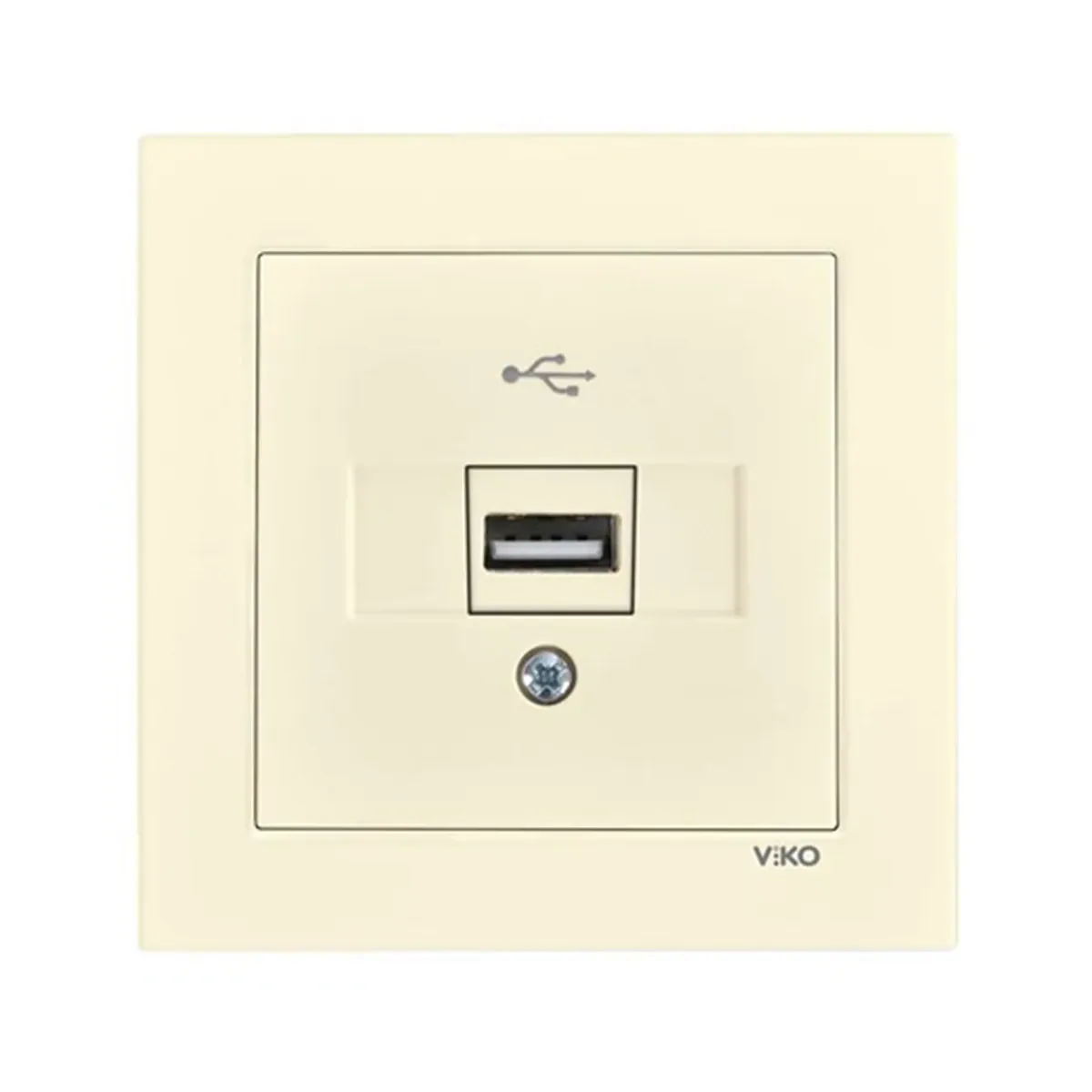 Viko Karre 55 Krem USB Konnektör