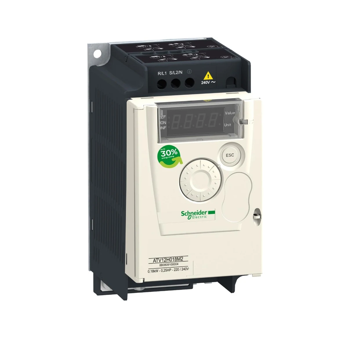 Schneider Electric ATV12H037M2 ATV12 0.37kW 230V 1PH — üretici temsili ürün görseli