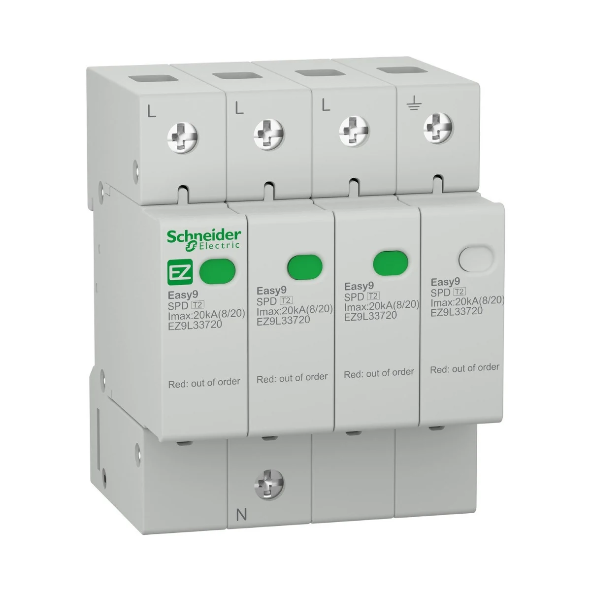 Schneider Electric EZ9L33720 Easy9 Parafudr 3P-N 20kA