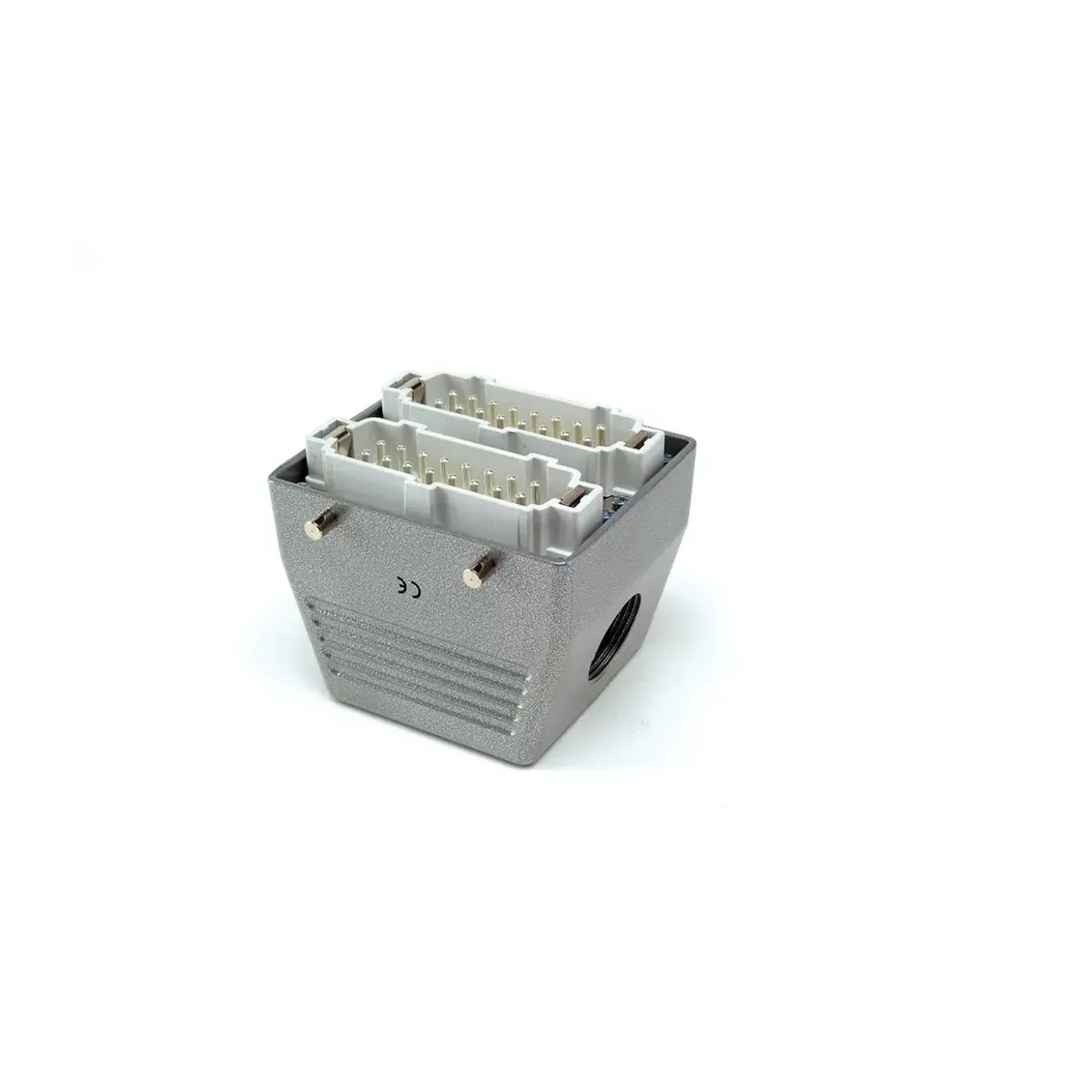 Emas Metal 32 Contact Extension Type Plug 16A Side Entry Multi-Contact EBM32FU10