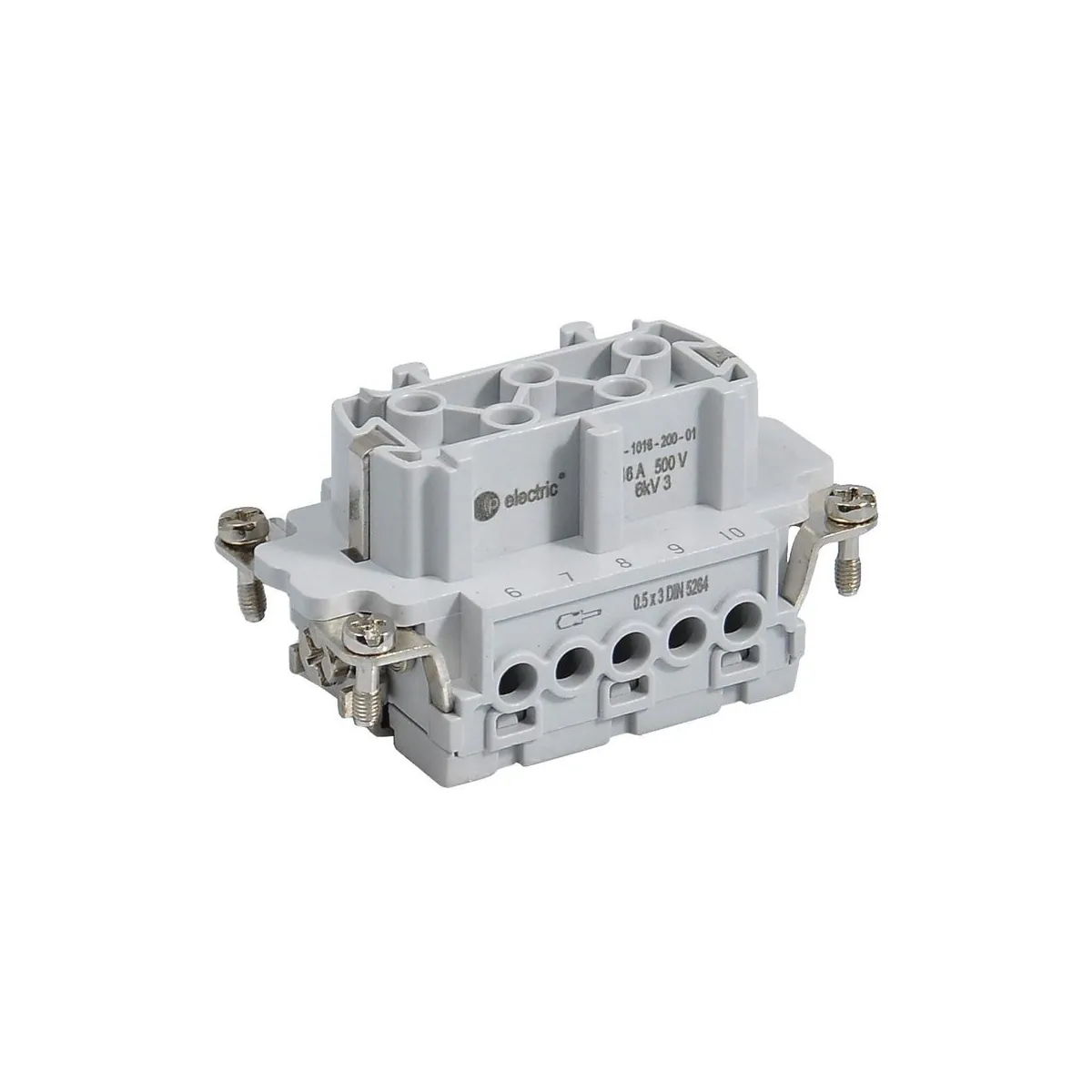 TP Elektrik 24-1016-200-01 10x16A Çok Kontaklı Priz Çekirdek - Vidalı Bağlantı (1-10), IP 65