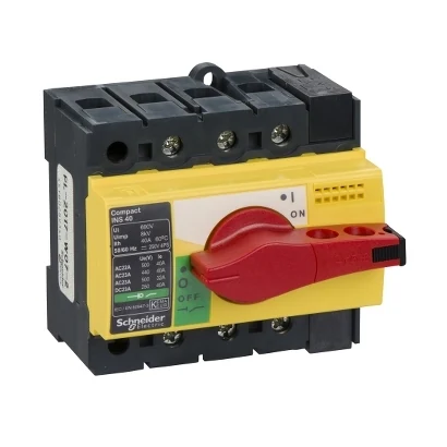 Schneider Electric 28916 ComPacT, yellow-red, safety load disconnector, INS40