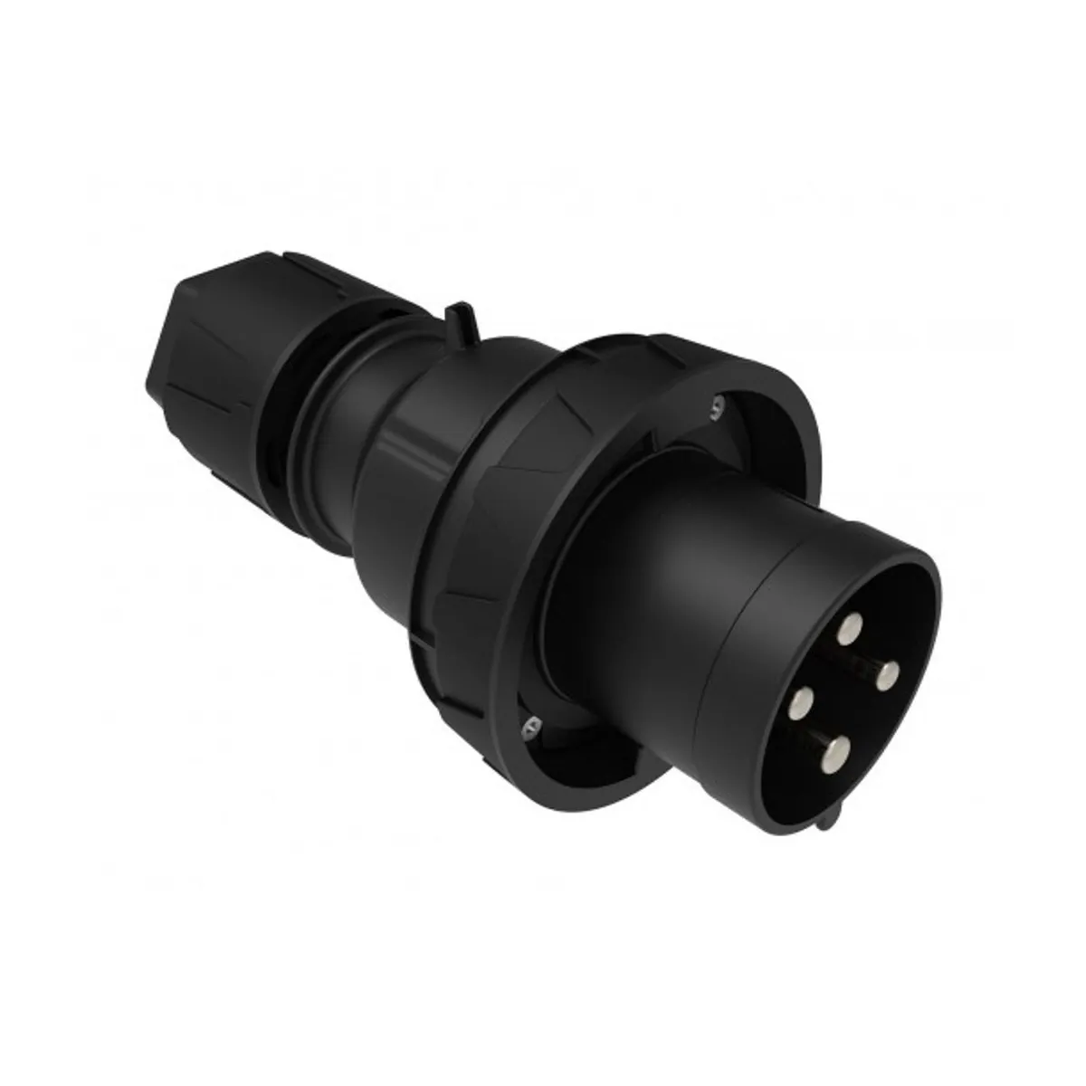 Bemis BCS-4504-7011 CEE Straight Plug 63 A 3P+E IP67 Black