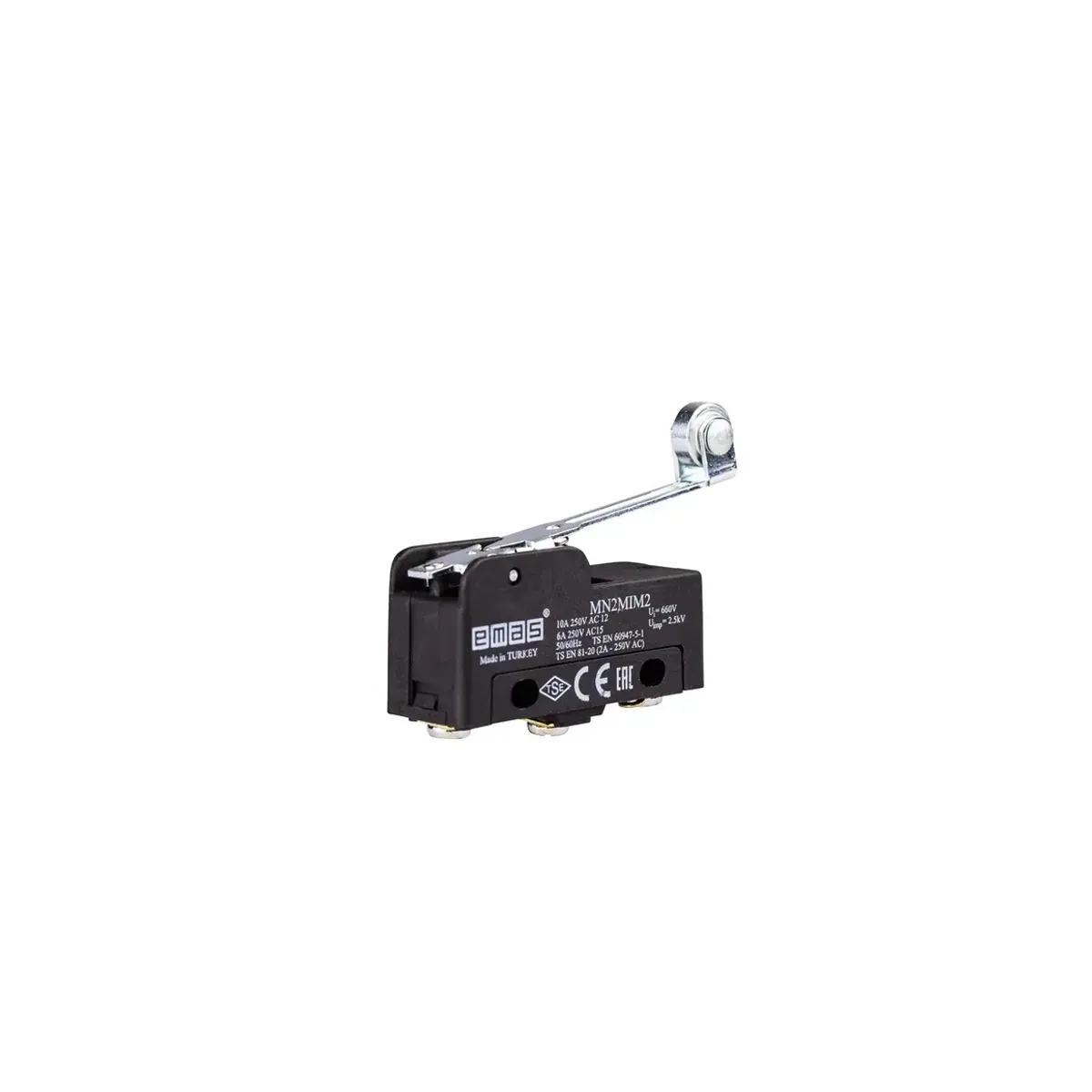 Emas Metal Long Roller Lever 1CO MN2 Series Plastic Mini Switch MN2MIM2